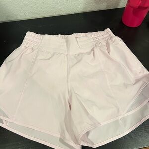 Lululemon Athletica Light Pink Athletic Shorts